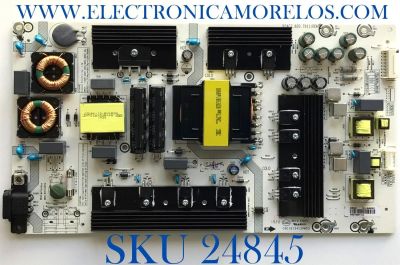 FUENTE DE PODER PARA TV HISENSE / NUMERO DE PARTE 249443 / RSAG7.820.7911/ROH / HLL-5465WC / CQC16134139053 / PANEL HD650S1U71-K1\S0\GM\ROH / MODELO 65R6E1