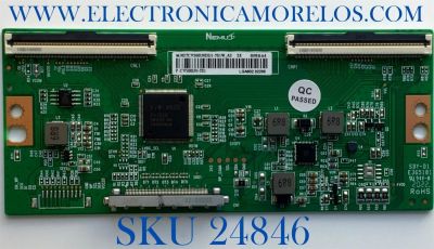 T-CON PARA TV WESTINGHOUSE NUMERO DE PARTE N2TCV500UHDU1-T01W_A2 / E365101 / CV500UH-T01 / LGA602 / 02286 / 8F8BA4 / PANEL T500-TAF-DLED / MODELO WD50FB1200