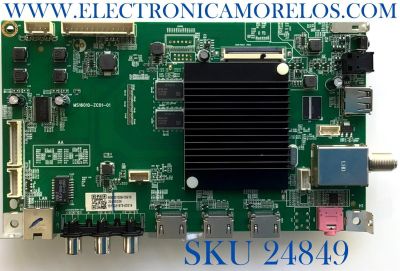 MAIN PARA TV WESTINGHOUSE·ROKU TV 4K SMART TV / NUMERO DE PARTE MS16010-ZC01-01 / E022M394-C1 / E168066 / PANEL´S CC580PV4D / CC580PV7D / CC575PU1L01 / MODELO WR58UX4019 / ((NOTA IMPORTANTE:CHECAR QUE EL PANEL Y MODELO CORRESPONDA CON SU TELEVISION))
