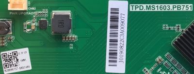 MAIN FUENTE PARA TV ONN DE 32'' / NUMERO DE PARTE 515Y16031M27 / TPD.MS1603.PB751 / 2010074328 / 536D3156CH1H / SW:AS9.2.0E1301X / J0190822C3A229077 / B20096757-0A01486 / PANEL V320BJ8-Q01 / MODELO 100012589 - Imagen 2