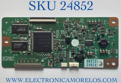 T-CON PARA MONITOR HP / NUMERO DE PARTE 6871L-2492A / 6870C-0218A / LM240WU4-SLA1 / 2492A / PANEL LM240WU4 (SL)(A3) / MODELO LP2475W