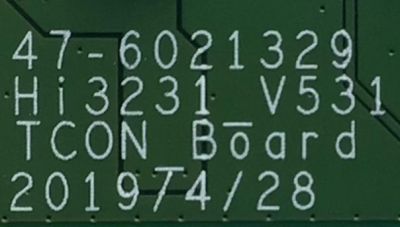 T-CON PARA TV WSTINGHOUSE NUMERO DE PARTE 44-9771578O / 47-6021329 / P4L005A_32 / HV430QUBH10 / PANEL W201580M17977 / HV430QUB-H10 / MODELO WR43UX4019 / 43PFL5604/F7 A - Imagen 2