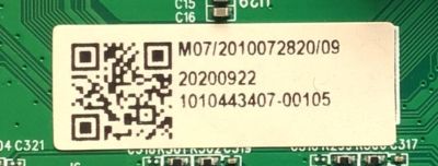 MAIN PARA TV JVC·ROKU TV 4K UHD SMART TV / NUMERO DE PARTE MS16010-ZC01-01 / 1010443407 / 2010072820 / 20200922 / 2E01413C0 / PANEL JE695R3HB9L / MODELO LT-70MAW795 / ((NOTA IMPORTANTE:CHECAR QUE EL PANEL Y MODELO CORRESPONDA CON SU TELEVISION)) - Imagen 2