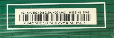MAIN PARA TV VIZIO / NUMERO DE PARTE 756TXKCB02K046 / XKCB02K046 / 715GB410-M0C-B00-004K / (G)XKCB02K046010X / PANEL TPT550U1-QVN05.U REV:S57B1BB / DISPLAY T550QVN05.7 / MODELO M556-H1 / M556-H1 LTCWC6 / M556-H1 LTCWC6KW / M556-H1 LTCWC6LW - Imagen 2