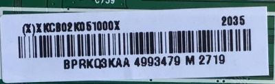 MAIN PARA TV VIZIO SMARTCAST 4K / NUMERO DE PARTE XKCB02K051 / 756TXKCB02K051  / 715GB673-M0B-B00-004K / (X)XKCB02K051000X / PANEL TPT500B5-U2L01.D REV:S01C / DISPLAY CV500U2-L01 REV:01 / MODELO V505-H1 LTMHC2KW / V505-H1 LTMHC2KW - Imagen 2