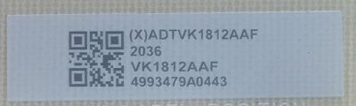 FUENTE DE PODER PARA TV VIZIO / NUMERO DE PARTE ADTVK1812AAF / 715GB674-P01-000-0H3S / VK1812AAF / PANEL TPT500B5-U2L01.D REV:S01C / DISPLAY CV500U2-L01 REV:01 / MODELO V505-H1 LTMHC2KW / V505-H1 LTMHC2KW - Imagen 3