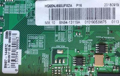MAIN PARA TV SAMSUNG NUMERO DE PARTE BN94-13119A / BN41-02657A / BN41-02657 / BN97-14487C / BN9413119A / MODELO HG65NJ690UFXZA - Imagen 2