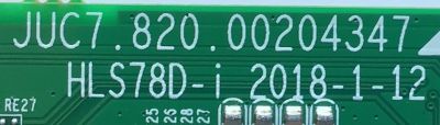 MAIN FUENTE PARA TV ELEMENT NUMERO DE PARTE 919G8D / JUC7.820.00204347  / HLS78D-i / 919G8D7M002900 / PANEL C500F18-E61-P / MODELO E2SW5018 - Imagen 3