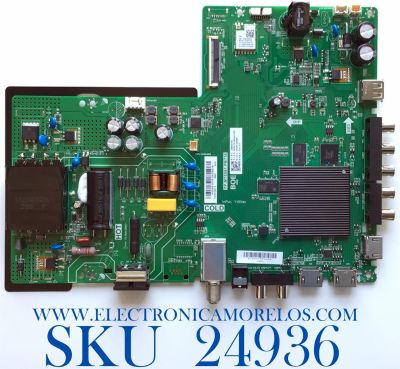 MAIN FUENTE (COMBO) PARA TV VIZIO SMART TV / NUMERO DE PARTE 60103-00626 / TP.MT5581.PB756 / 2605K18A0 / PANEL BOEI430WU1-H / MODELO D43FX-F4 / D43FX-F4 LBVAVN / D43FX-F4 LBVAVNKW / D43FX-F4 LBVAVNXM