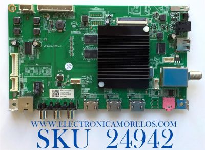 MAIN PARA TV ONN·ROKU TV 4K SMART TV (43) / NUMERO DE PARTE MS16010-ZC01-01 / 2E01413C0 / 515C16010M08 / PANEL´S LC430EGQ / V430DJ1-Q01 / T430QVN03.0 / MODELO 100012584 / ((NOTA IMPORTANTE:CHECAR QUE EL PANEL Y MODELO CORRESPONDA CON SU TELEVISION))