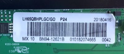 MAIN PARA TV SAMSUNG NUMERO DE PARTE BN94-12621B / BN41-02616B / BN97-13642A / MODELO LH65QBHPLGC/GO - Imagen 2