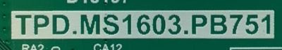 MAIN FUENTE (COMBO) PARA TV ONN·ROKU TV HD SMART TV (24) / NUMERO DE PARTE U20104336 / CH_XC9C_A / TPD.MS1603.PB751 / E248237 / PANEL C240Y19-D6 / MODELO 100012590 - Imagen 3