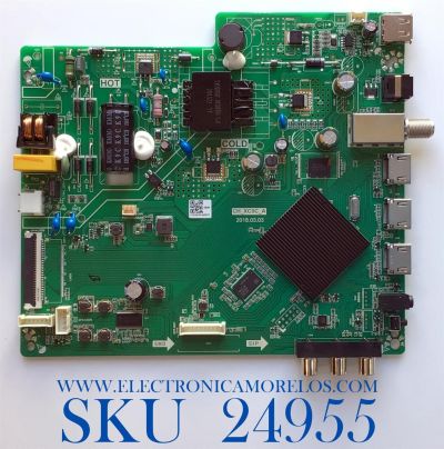 MAIN FUENTE (COMBO) PARA TV ONN·ROKU TV HD SMART TV (24) / NUMERO DE PARTE U20104336 / CH_XC9C_A / TPD.MS1603.PB751 / E248237 / PANEL C240Y19-D6 / MODELO 100012590