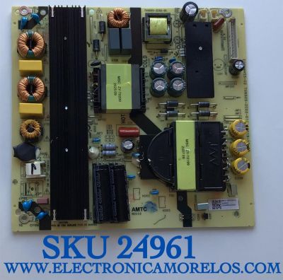 FUENTE DE PODER PARA TV WESTINGHOUSE / NUMERO DE PARTE 514C6505M06 / TV6505-ZC02-01 / E021M455-A4 / E0421M455-C2 / TV6505-ZC02-01(1) / DISPLAY JR645R3HA7L / MODELOS WR65UX4019 / E4AA65R / RTRU6527-B / 100012587