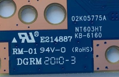 T-CON PARA TV WESTINGHOUSE NUMERO DE PARTE JUC7.820.00237980 / JUC7.820.00237980 / E214887 / NT603HT / KB-6160 / 20A015ET019190 / PANEL C650Y19-F8 / MODELO WR65UX4019 - Imagen 2
