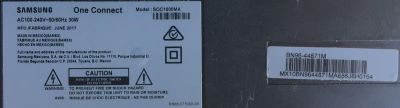 ONE CONNECT MODEL: SOC1000MA PARA TV SAMSUNG ((usado)) NUMERO DE PARTE BN96-44871M / MX10BN9644871MA656J8H0164 / SOC1000MA / MODELOS QN65Q7CAMFXZA AB03 / QN65Q7CAMFXZA - Imagen 3