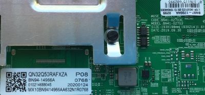 MAIN PARA TV SAMSUNG NUMERO DE PARTE BN94-14966A / BN41-02703C / BN41-02703 / DISPLAY BN97-17004A / BN96-49715A / BN9649715A / MODELO QN32Q50RAFXZA FA01 - Imagen 2