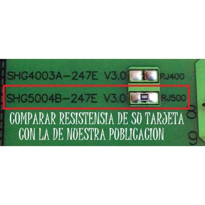 FUENTE DE PODER PARA TV VIZIO 4K UHD SMART TV / NUMERO DE PARTE SHG5004B-247E / 25-DB5803-X215 / SHG5004B-247E V3.0 / P500D104DB / MODELOS V505-H19 LIAIZB / V505-H19 LINIZB / ((NOTA IMPORTANTE:CHECAR QUE EL PANEL Y MODELO CORRESPONDA CON SU TELEVISION)) - Imagen 3