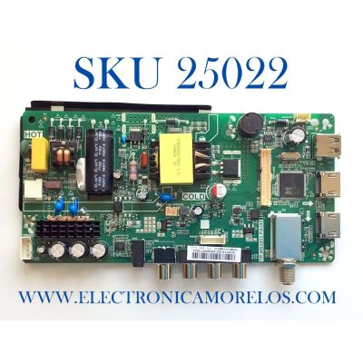 MAIN FUENTE PARA TV INSIGNIA / NUMERO DE PARTE 60103-00337 / TP.MS3553.PA592 / 4300043555 / 20190327_214127 / N19114152-0A00007 / PANEL BOEI236WX1_H / MODELO NS-24D310NA19