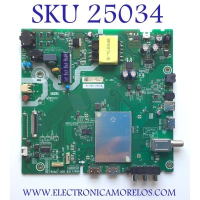 MAIN FUENTE (COMBO) PARA TV HISENSE·ROKU SMART TV / NUMERO DE PARTE 247522 / RSAG7.820.8317/ROH / 247520 / HU43N2170FWR(0010) / PANEL JHD426N2F71-QL\0010\S1\GM\MCKD-1\ROH / MODELO 43H4030F