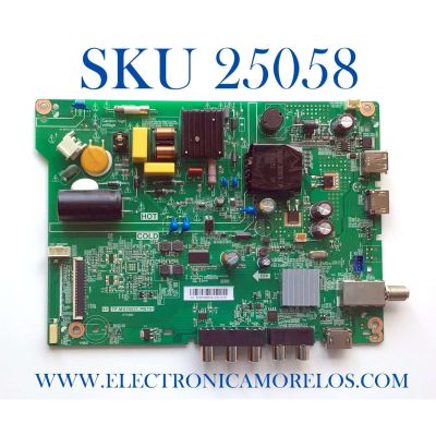 MAIN / FUENTE (COMBO) PARA TV LG / NUMERO DE PARTE 60103-00393 / TP.MS3553T.PB791 / 4300044918 / HV280WX2-270 (A) / B36088604 / PANEL BOEI280WX1 / MODELO 28LM400B-PU.AUSBLPM / 28LM400B-PU / 28LM400B