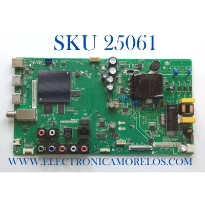 MAIN FUENTE (COMBO) PARA TV VIZIO HD SMART TV / NUMERO DE PARTE 6M03A0002W00J / 6M03M0003J00R / TP.MT5581.PB761 / E248237 / 191E24526C / PANEL V400HJ9-D03 REV.C1 / MODELO D40F-G9 / D40F-G9 LINIXT / D40F-G9 LINIXTKW / LINIXTMW