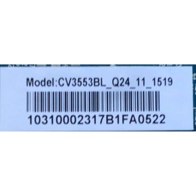MAIN FUENTE PARA TV ELEMENT NUMERO DE PARTE 103100023 / CV3553BL-Q24 / D3553BQ2411.15B4 / 7AH13211711FA0519 / E17242-SY / PANEL T185-DXB-ELED / MODELO ELEFW195 - Imagen 4