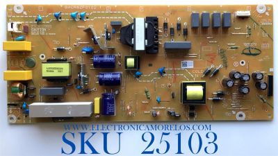 FUENTE DE PODER PARA TV PHILIPS / NUMERO DE PARTE ABG8HMPWT / BACR8ZF0102 1 / BACR8ZF01021 / PANEL HV650QUB-N9D / MODELO 65PFL5604/F7