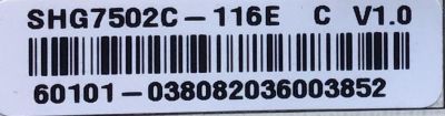 FUENTE DE PODER PARA TV VIZIO / NUMERO DE PARTE 60101-03808 / SHG7502C-116E / 25-DT0062-X2P1 / CQC14134104969 / PANEL BOEI750WQ1 / MODELOS V755-H4 / V755-H4 LHBFB4 / V755-H4 LBNFB4 / V755-H14 / V755-H14 LBNFB4 / V755-J04 / V755-J04 LBNFE5 - Imagen 3