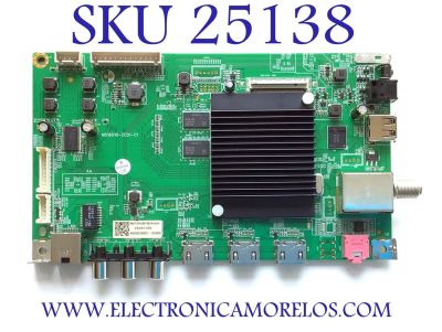 MAIN PARA TV JVC·ROKU TV 4K UHD SMART TV / NUMERO DE PARTE MS16010-ZC01-01 / 2E01413C0 / E503744 / KB6160A / 4600039867 / PANEL CC580PV7D / MODELO LT-58MAW705 / ((NOTA IMPORTANTE:CHECAR QUE EL PANEL Y MODELO CORRESPONDA CON SU TELEVISION))