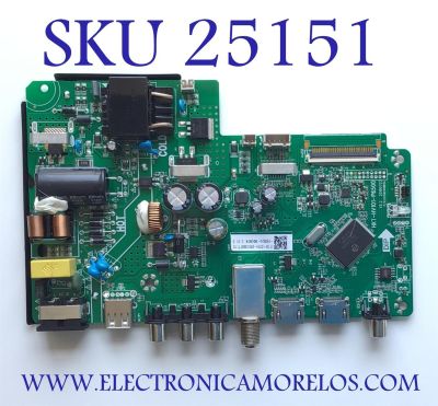 MAIN FUENTE PARA TV RCA NUMERO DE PARTE 261502008850 / HKT-HV101-P6500 / 20190703  / 1110-10791-260105017170-190929-001874 / PANEL'S HK315LEDM / PT320AT03-4 / MODELOS RLDED3258A-E / RLDED3258A 