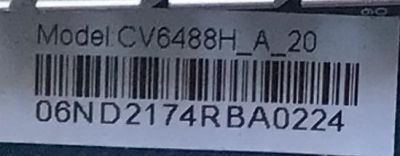 MAIN PARA TV WESTINGHOUSE / NUMERO DE PARTE W17023-2-SY / CV6488H-A / 890-M00-06ND2 / 7.D6488HA2000.0004 / B83D4EC0B258 / THTF4K0TT00412550 / 06ND2174RBA0224 / 75H05051704BA0326 / PANEL'S T430-DXC-DLED / T430QVN03.3 / MODELO WD43UB4530 - Imagen 3