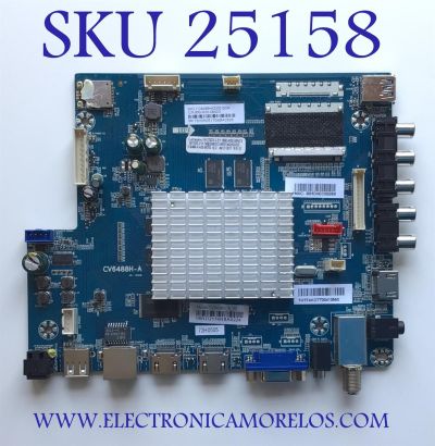 MAIN PARA TV WESTINGHOUSE / NUMERO DE PARTE W17023-2-SY / CV6488H-A / 890-M00-06ND2 / 7.D6488HA2000.0004 / B83D4EC0B258 / THTF4K0TT00412550 / 06ND2174RBA0224 / 75H05051704BA0326 / PANEL'S T430-DXC-DLED / T430QVN03.3 / MODELO WD43UB4530