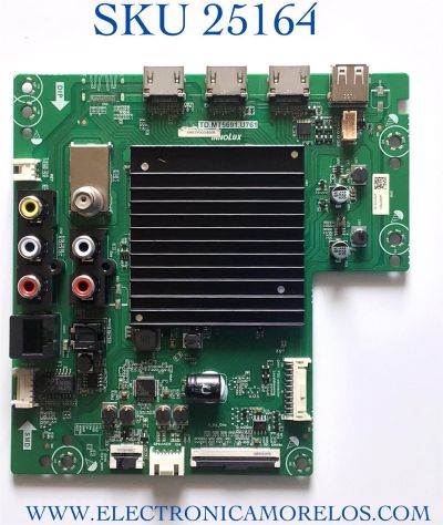 MAIN PARA TV VIZIO VIZIO 4K SMART TV / NUMERO DE PARTE 6M03M0004500R / TD.MT5691.U761 / 2605K20A0 / A0003T00J / PANEL V500DJ6-D03 REV.CB / MODELO V505-H9 / V505-H9 LINIZB / ((NOTA IMPORTANTE:CHECAR QUE EL PANEL Y MODELO CORRESPONDA CON SU TELEVISION))