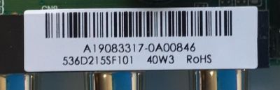 MAIN PARA TV INSIGNIA / NUMERO DE PARTE 536D215SF101 / TP.MS3553.PA593 / A19083317 / 515Y3553DM02 / 2010056007 / 20190418_160557 / PANEL ST215B01-1 / MODELO NS-22D510NA19 - Imagen 3