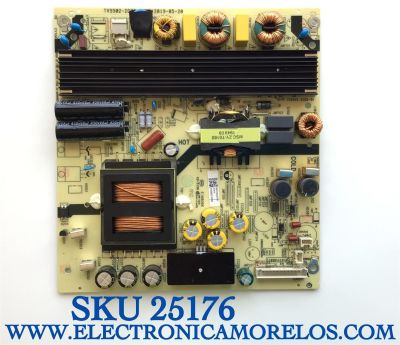 FUENTE PARA TV JVC / NUMERO DE PARTE 514C5502M80 / TV5502-ZC02-01 / E021M430-A1 / E021M003-Y1 / E021M435-A1 / MODELOS 100012586 / WR55UX4019 / RTRU5527-W / RTRU5527-B-US /  LT-55MAW595 / LT-55MAW705 / E4AA55R