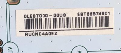 MAIN PARA TV LG NUMERO DE PARTE EBT66574901 / EAX68990205 (1.0) / 0LEBT000-00U8 / RU0NC4A0EZ / PANEL NC750EQH-ABJH1 / MODELO 75NAN085UNA.BUSFLJR - Imagen 3