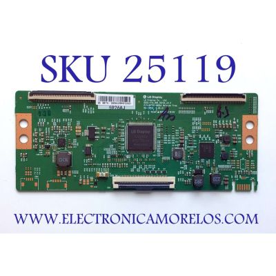 T-CON PARA TV PHILIPS ((NUEVA)) / NUMERO DE PARTE 6871L-5926A / 6870C-0805A /  5926A / V19_UHD_TM120_V0.3 / DISPLAY's LC650EGY (SM)(M5) / LC650EGY (SL)(A1) / MODELO 65PFL5604 / 65PFL5604/F7 A