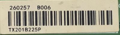 T-CON PARA TV HISENSE QLED / NUMERO DE PARTE 260257 / RSAG7.820.9432/R0H / TX201B225P / B006 / PANEL JHD550X3U81-TA\S0\FJ\GM\ROH / DISPLAY ST5461D13-2 VER.2.2 / MODELO 55H8G - Imagen 2