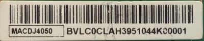 T-CON ORIGINAL PARA TV HISENSE / NUMERO DE PARTE MACDJ4050 / BVLC0CLAH3951044KC0001 / E89382 / PANEL HD580X1U01-L1 / DISPLAY V580DJ4-Q01 REV.C4 / MODELOS 58R6E3 / 58H6500G - Imagen 2