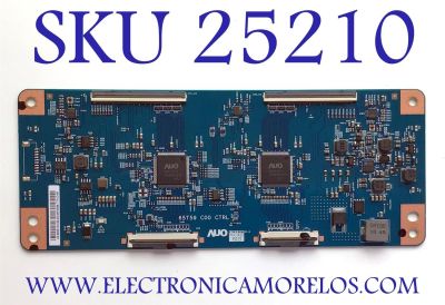 T-CON PARA TV HISENSE 4K ULED QUANTUM (ANDROID) SMART TV / NUMERO DE PARTE 55.55T41.C02 / 5555T41C02 / 65T59-C00 / 65T59 C00 CTRL / PANEL HD550X6U51/S0/FJ/GM/ROH / MODELOS 55H9G / 55H9F / 55H9G 55U6FUW