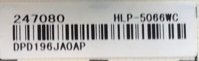 FUENTE PARA TV HISENSE NUMERO DE PARTE 247080 / RSAG7.820.8717/ROH / HLP-5066WC / DPD196JA0AP / MODELO 55H9F - Imagen 2