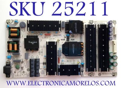 FUENTE PARA TV HISENSE NUMERO DE PARTE 247080 / RSAG7.820.8717/ROH / HLP-5066WC / DPD196JA0AP / MODELO 55H9F