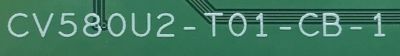 T-CON PARA TV SHARP / NUMERO DE PARTE E3CCBB5800110G / CV580U2-T01-CB-1 / E3CCBB5800110G4HZ8B70WXMW / PANEL HD580S1U91-L1/S0/GM/ROH / MODELO LC-58Q7330U - Imagen 2