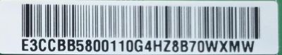 T-CON PARA TV SHARP / NUMERO DE PARTE E3CCBB5800110G / CV580U2-T01-CB-1 / E3CCBB5800110G4HZ8B70WXMW / PANEL HD580S1U91-L1/S0/GM/ROH / MODELO LC-58Q7330U - Imagen 3