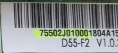 MAIN PARA TV VIZIO NUMERO DE PARTE 75502J010001 / L7119-1 / TED.SX7.EB762 D17497 / 748.02J01-0011 / A06A44648453 / A180102220-0A00408 / 75502J0100011804Z1552JS1B / MODELO D55-F2 LWZ2WXKU - Imagen 2