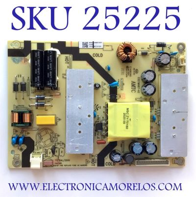 FUENTE PARA TV WESTINGHOUSE NUMERO DE PARTE 1010419672 / TV3903-ZC02-01 / 20200813 / M09/2010068119/21 / PANEL CC430LV1D01 / MODELO WR43FX2019