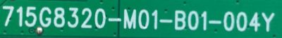 MAIN PARA SMART TV VIZIO FHD RESOLUCION (3840 x 2160) NUMERO DE PARTE  XICB02K023020X / 715G8320-M01-B01-004Y / (X)XICB02K023020X / BP RIBKKA4 / 4187416 / PANEL TPT430H3-HVN01.U / MODELOS D431-F1 / D431-F1  LTMWVNWU - Imagen 3