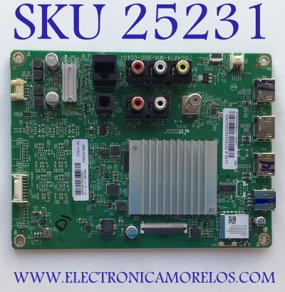 MAIN PARA SMART TV VIZIO / NUMERO DE PARTE XKCB02K045 / 715GA874-M14-B00-004G / 905TXKSA700 / (G) XKCB02K045010X / (G) XKCB02K045010X / 87403118 / PANEL TPV700B5-U2T01.D REV:S02L / DISPLAY T550QVN05.7 / MODELOS V705X-H1 / V705X-H1 LTCHC1AW