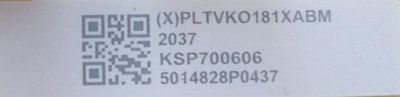 FUENTE DE PODER PARA TV VIZIO / NUMERO DE PARTE PLTVKO181XABM / 715GA860-P02-000-003S / (X)PLTVKO181XABM / KSP700606 / 5014828P0437 / A2009143962 / PANEL TPV700B5-U2T01.D   REV:S02L / MODELOS V705X-H1 / V705X-H1  LTCHC1AW - Imagen 2